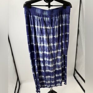 Women Lane Bryant Women Long Stretch Casual Skirt 14/16 Tie Dye